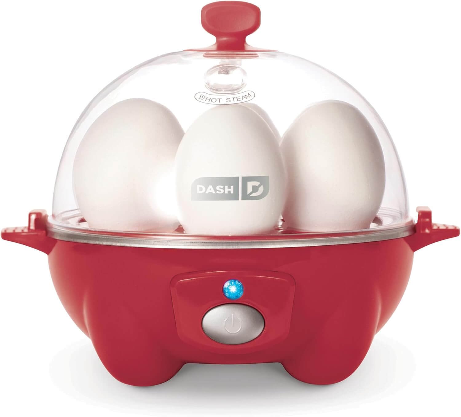 DASH Rapid Egg Cooker: 7 Egg Capacity Electric Egg Cooker for Hard Boiled Eggs, Poached Eggs, Scrambled Eggs, or Omelets with Auto Shut Off Feature