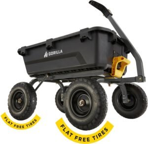 Gorilla Carts 7 cu ft dump garden cart