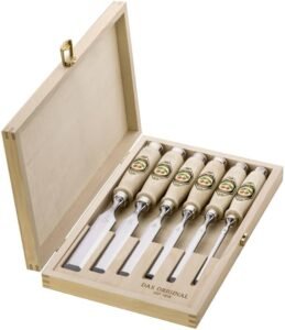 Kirschen 1101000 six-piece chisel set in wooden box