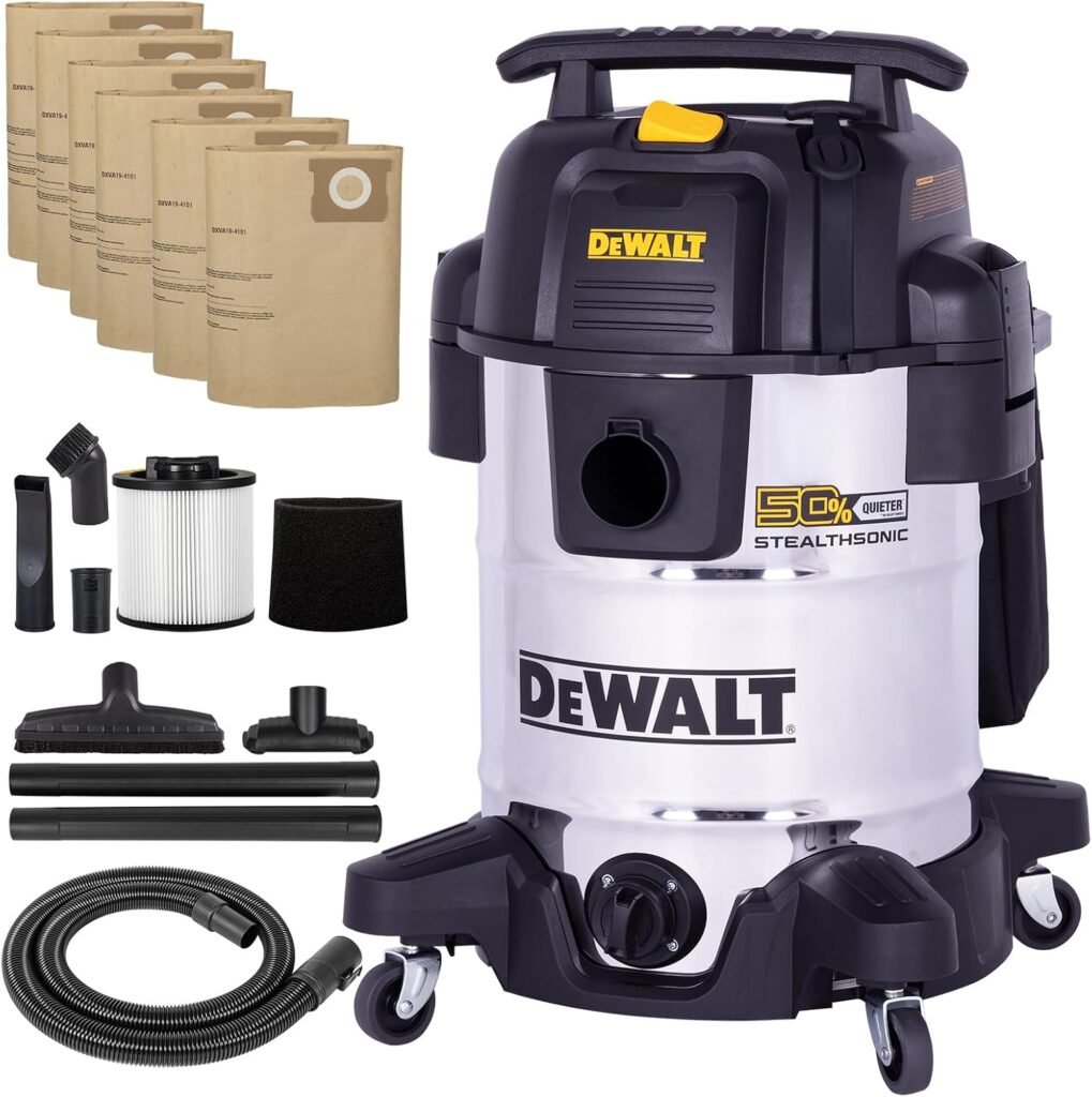 DEWALT DXV10S-QT STEALTHSONIC Wet/Dry Vac