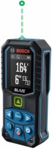 Bosch GLM165-25G BLAZE green-beam laser distance measure with digital display