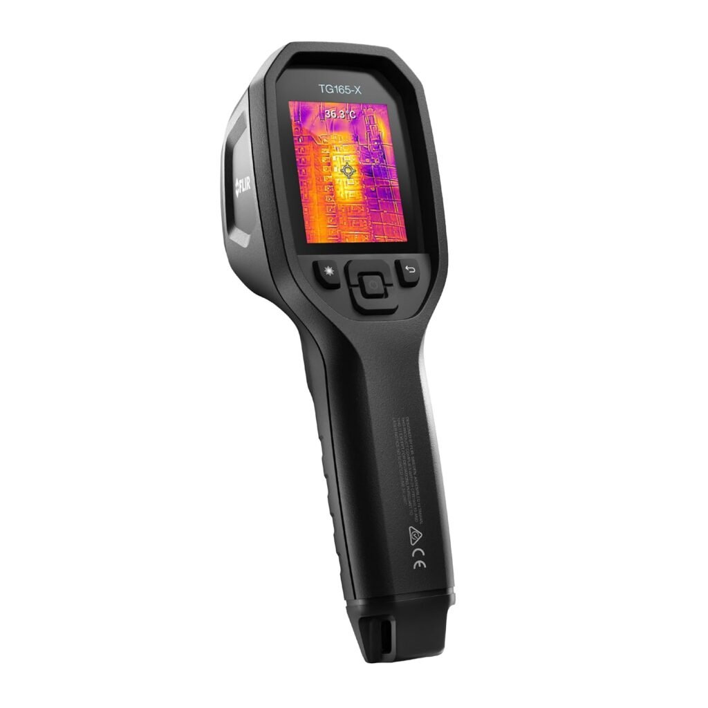 FLIR TG165-X handheld thermal imaging camera for electrical, plumbing and heating inspections